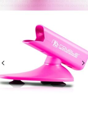 Royale Pink Hair Styling straightener Holder